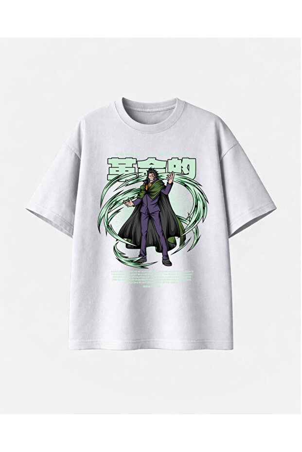 Monkey Dragon Printed White Tshirt - 1