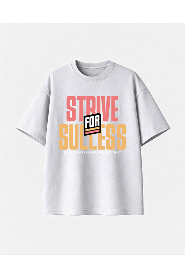 ستريف مطبوع تي شيرت أبيض - 1