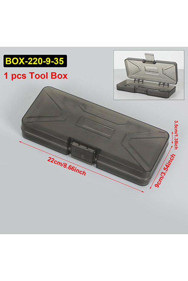 صندوق تخزين أدوات محمول صغير متعدد الوظائف، أقل من 15 بوصة، BOX-220-9-35