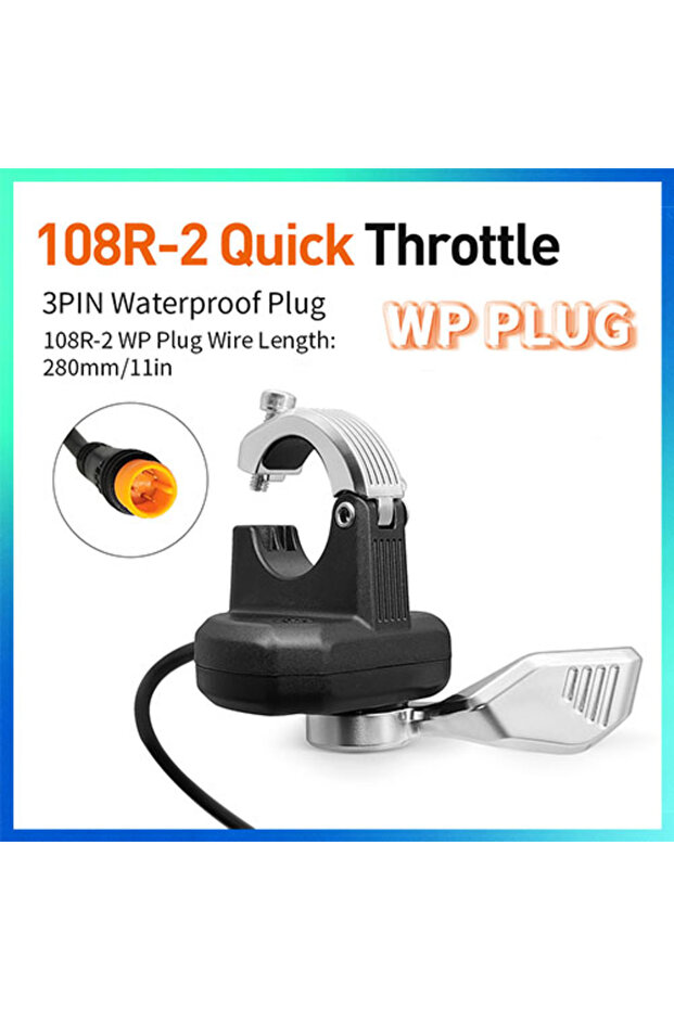 108R-2 WP Electric Bicycle Left and Right Finger Throttle Five Star 108-2 Generation Thumb Throttle