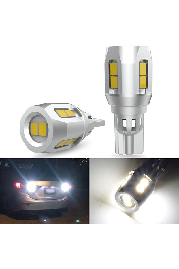 T15 2x For VW BMW Audi Ford 2000LM W16W LED T15 T16 Canbus No OBC Error LED Car Reverse Backup Light