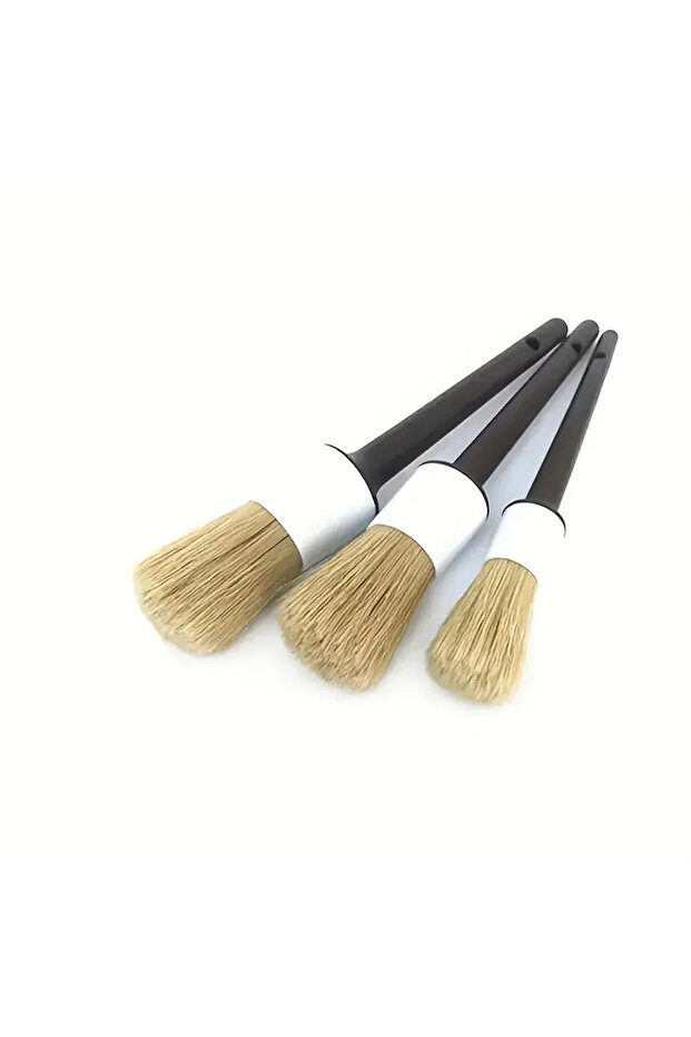 3 PCS 3PCS Car Interior Detail Brush Exterior Cleaning Brush Computer Keyboard Ultra-Soft Dusting Br
