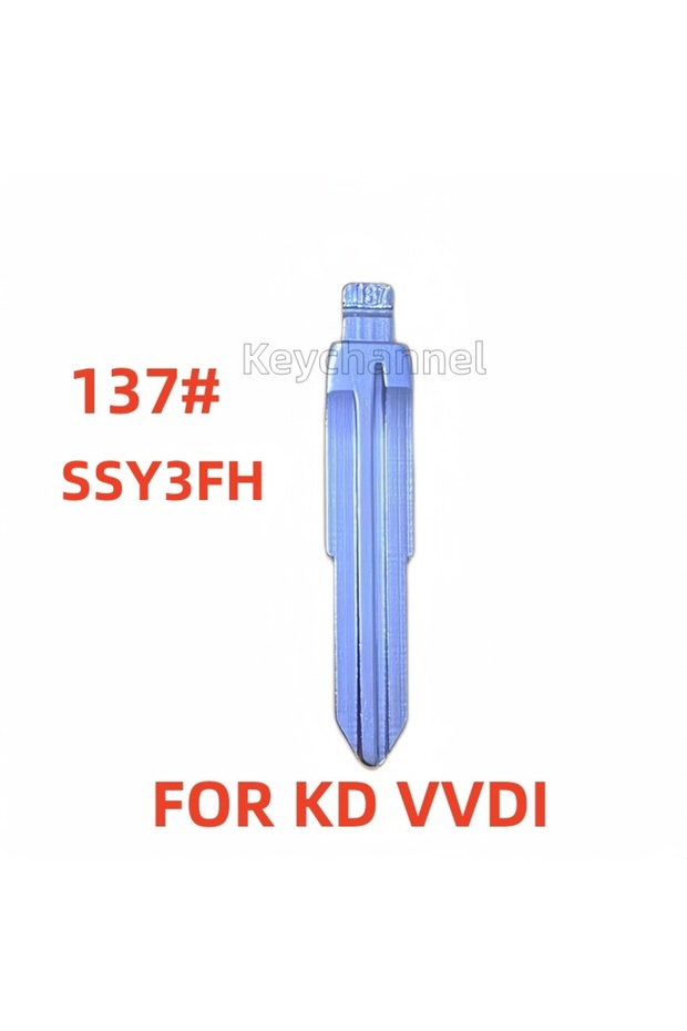 10pcs SSY3FH 10pcs Car Flip Key Blade SSY3FH KD Remote Key Blank 137# SSY3 for Ssangyong Actyon Rex