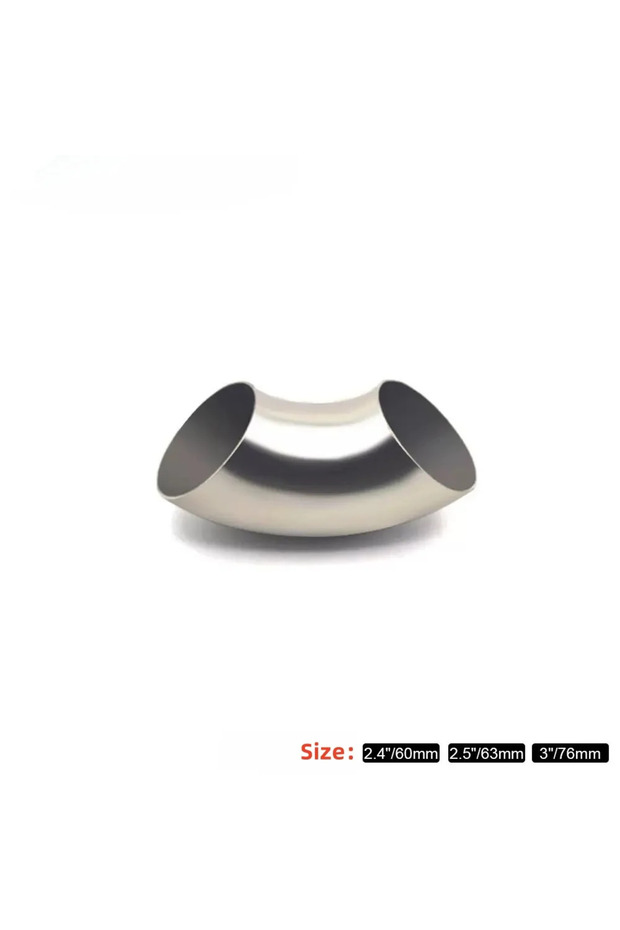 76mm 90 Degree Bend Elbow Pipe 201 Stainless Steel Tube Curve Pipe OD 60mm 63mm 76mm
