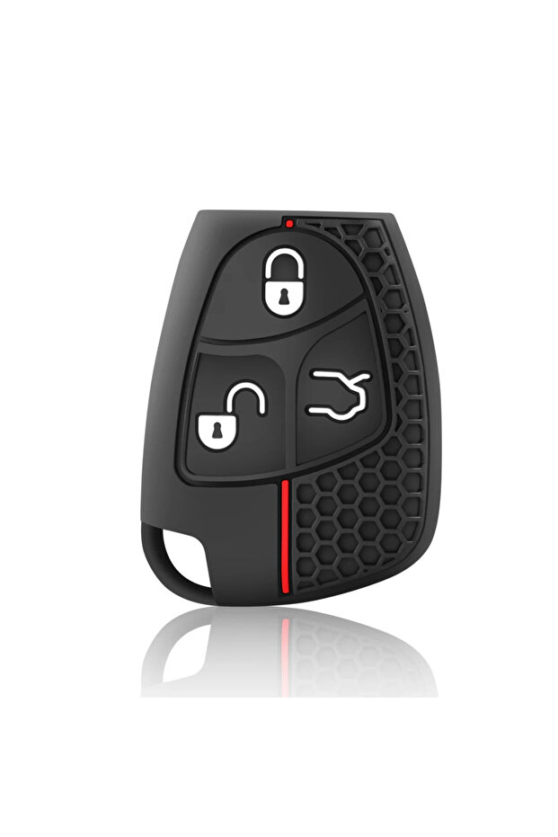 3 button Key Case Cover for Mercedes Benz AMG Viano W639 B C E S ML SLK CLK Class W211 W202 220th Sh