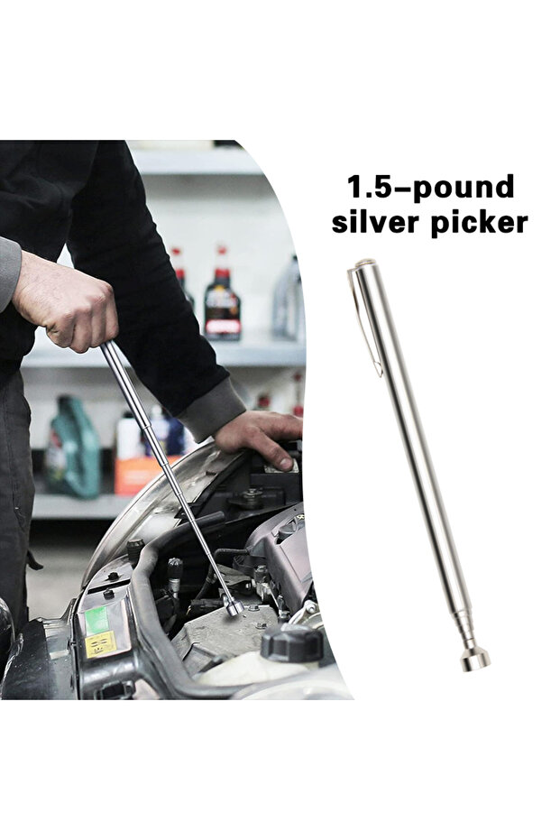 1.5 Pound Extendable Telescopic Magnetic Pen Pickup Tool Car Repairing & Machinery Maintenance St...