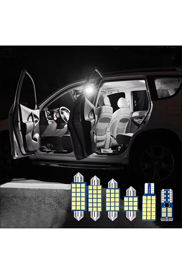 white 4 pieces For Honda Civic 8 2006 2007 2008 2009 2010 2011 4pcs Car Interior 12V LED Reading Atm