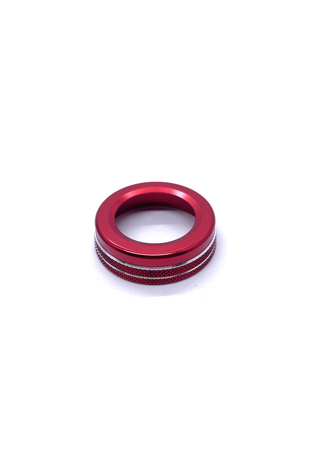 Red Car Volume Adjust Knob Decoration Ring Trim Cover For Mercedes Benz A B Class GLK GLA CLA GLE ML
