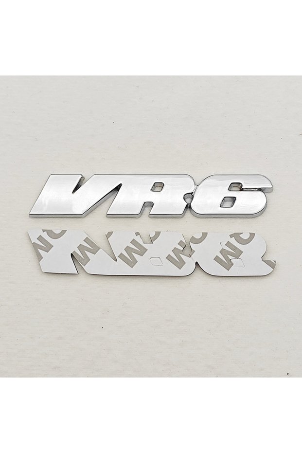 VR6 Chrome 3D Metal Chrome Zinc Alloy Car Styling Logo VR6 Badge Body Emblem Sticker For Volkswagen