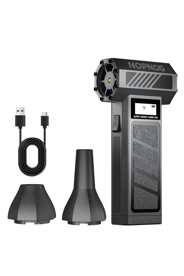 black Portable Turbo Blower Car Accessories Cleaning Blower Tool Electric Air Duster Jet Fan Car Blo