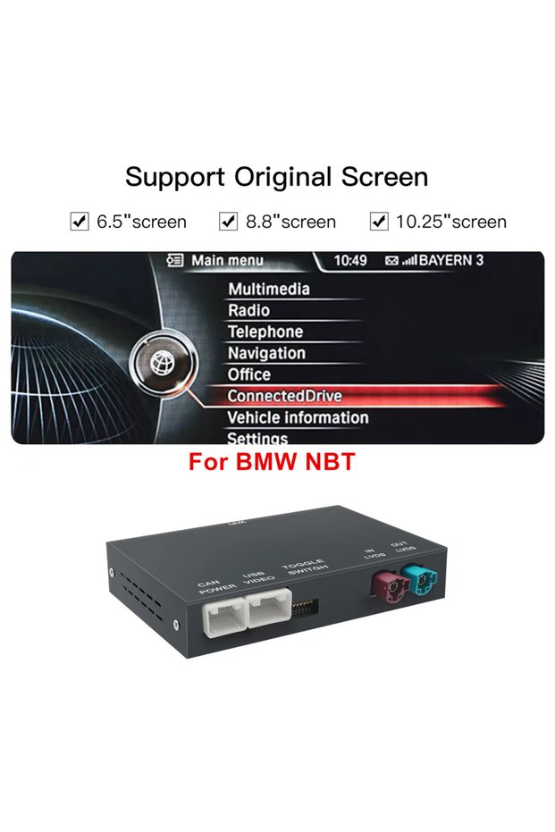 BMW-NBT-01 CARABC Wireless CarPlay for BMW, NBT, CIC systems, 1 2 3 4 5 6 7 Series, X1 X3 X4 X5 X6 M