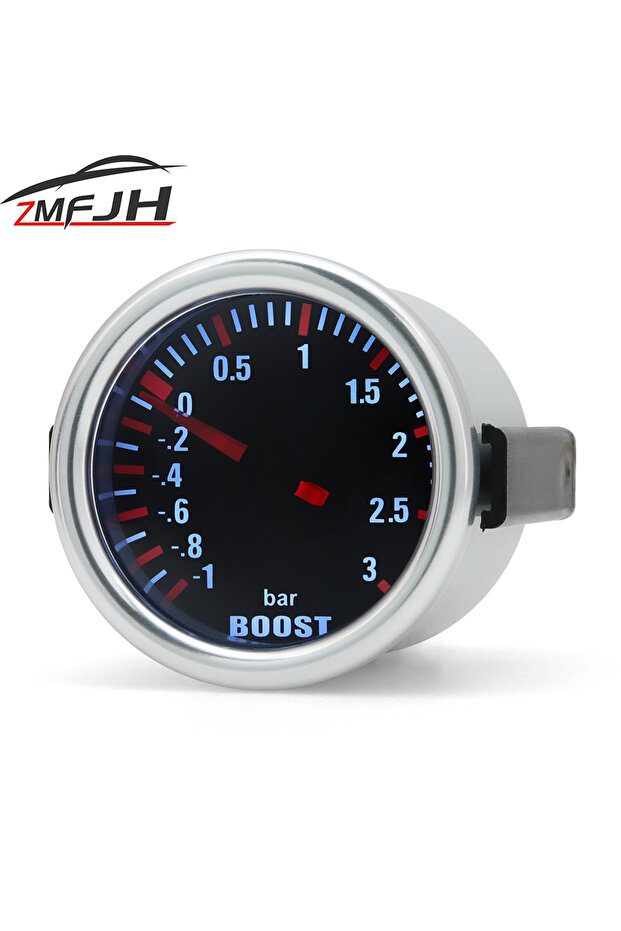 2"52mm Car Turbo Boost Gauge -1~3 Bar Boost Meter With White LED Light Turbin Mechanical Gauge Fo...