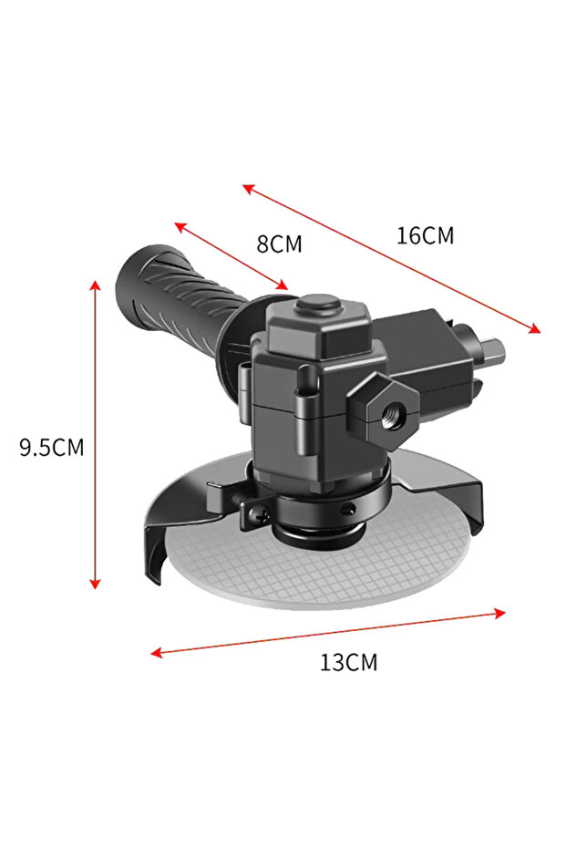مجموعة رؤوس تحويل مثقاب كهربائي يدوي وجلاخة زاوية، ومحولات، وشفرات منشار قابلة للاستبدال للمنازل... - 6