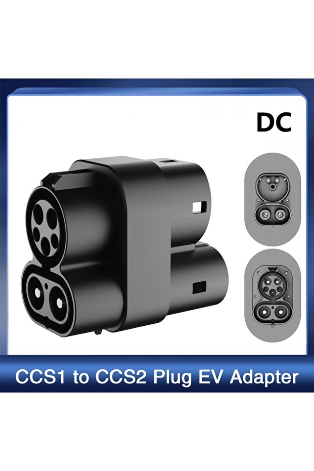 محولات شحن التيار المستمر للسيارات الكهربائية من كولانكي CCS1 إلى CCS2، جهد 1000 فولت، تيار 250 أمبير، قابس CCS1، شاحن CCS2