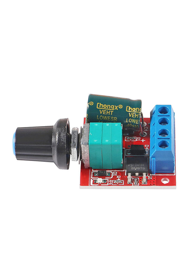 Mini DC Motor PWM Speed Controller,5A Speed Adjustable Switch Module,Variable Voltage Regulator D... - 3