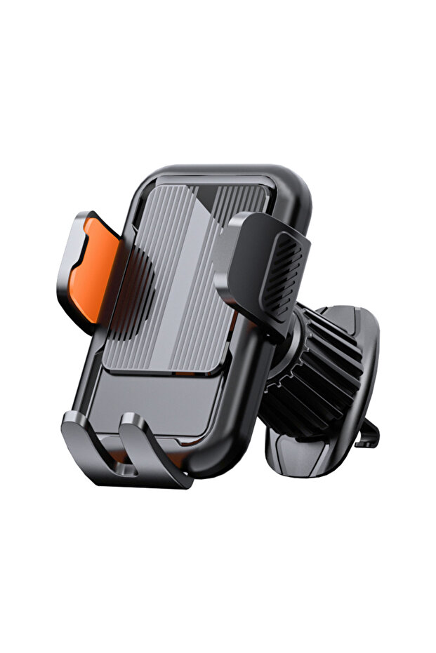 Orange Universal Car Phone Holder Air Vent Mount 360° Rotation Anti-Shake for IPhone Thic...