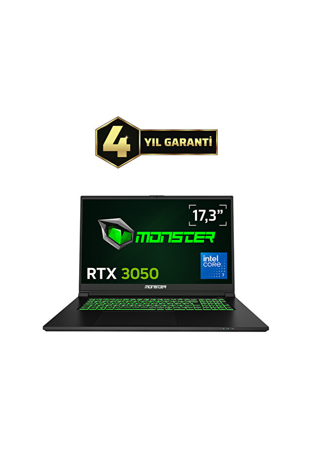 Abra A7 V15.6.4 Intel Core 7 250H 16 GB RAM 1 TB SSD 4 GB RTX 3050 FreeDOS 17,3" 144 Hz - 1