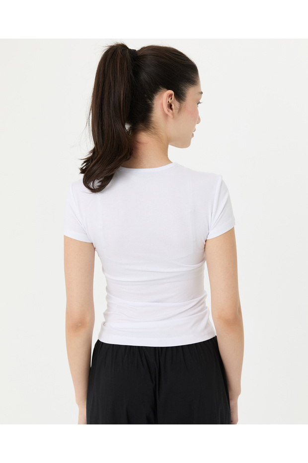 Бяла тениска Basic - 2