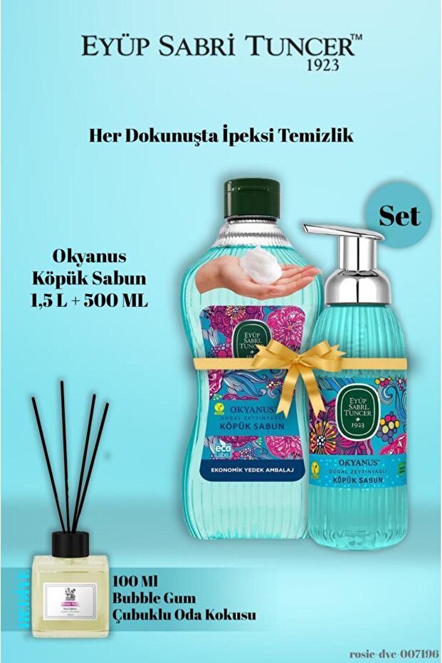 1.5 L + 500 ml Ocean Foam Soap Bubble Gum Scent Gift
