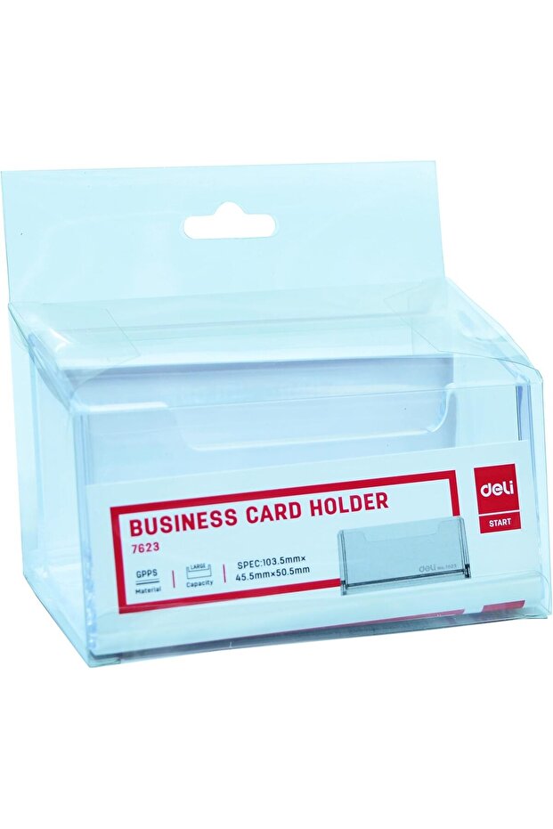 Acrylic Business Card Stand, Clear