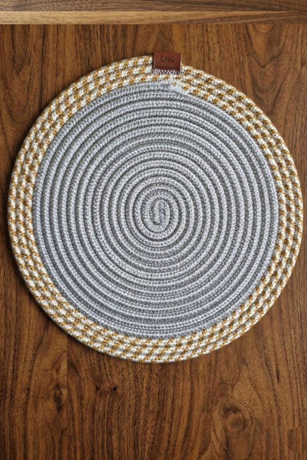 Jute, Placemat Set, Plate Mat, Plate Coaster, Plate Set, Modern Lux Presentation 1 Piece