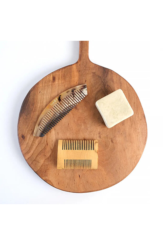 Hair Care Trio (Boxwood Comb - Bone Comb - Laurel Soap)