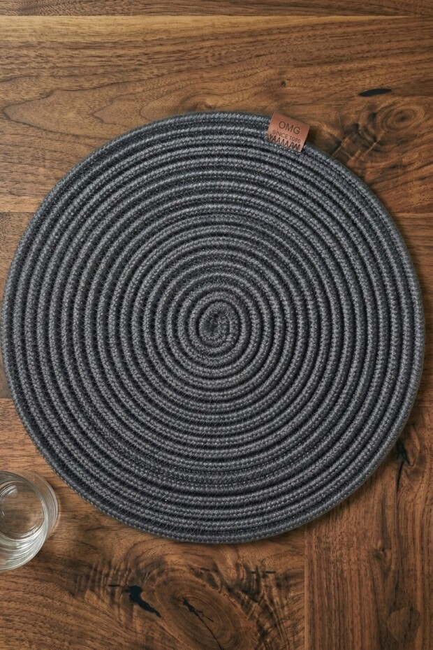 Jute, Placemat Set, Plate Mat, Plate Coaster, Plate Set, Modern Lux Presentation 1 Piece
