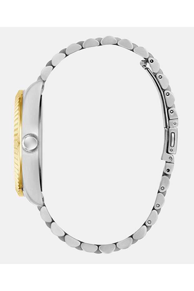 Mens 2-Tone Multi-function Date Watch - 2