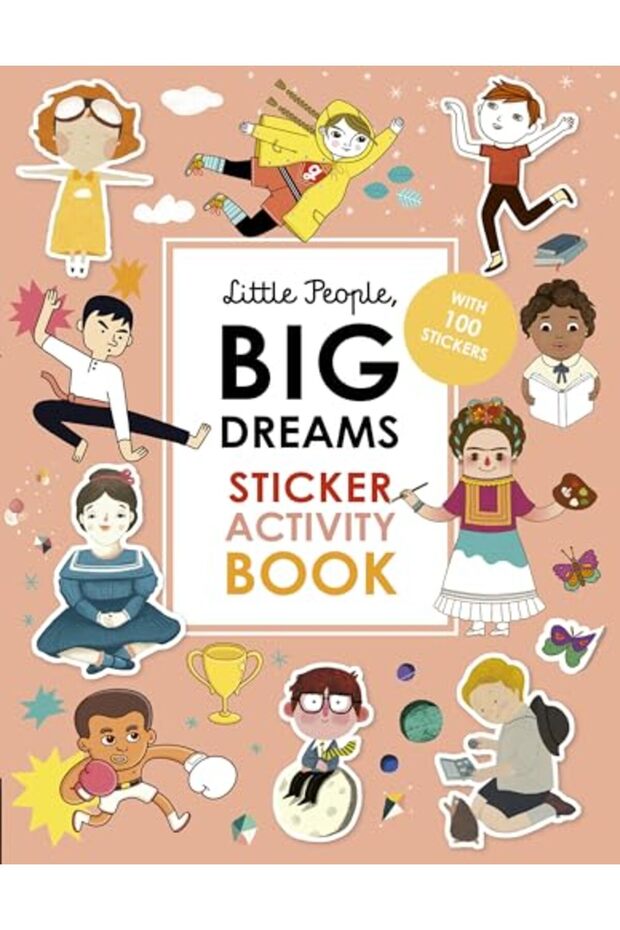 كتاب أنشطة ملصقات "أصحاب الأحلام الكبيرة: صغار" مع 100 ملصق