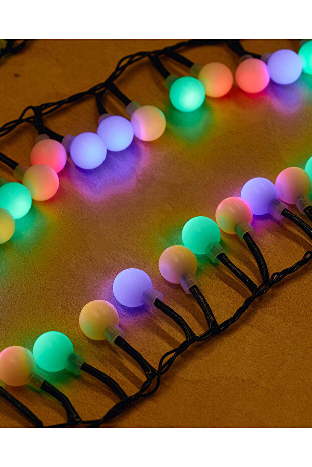 مجموعة متنوعة من أضواء سلسلة 3M LED كروية الشكل، 150 مصباح LED - 3