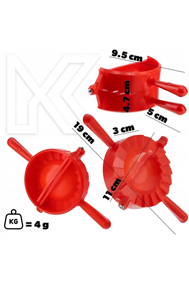 Dumpling Mold, Dumpling Cutter, Dumpling Machine, Form, 2 pcs. - 3