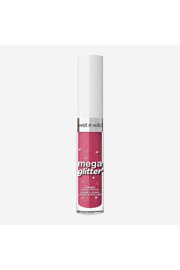 Mega Glitter Shimmer Liquid Lipstick, Pink Future