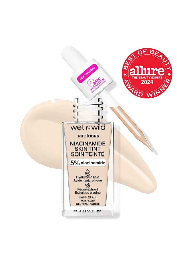 Bare Focus Niacinamide Skin Tint, Light Medium Sand