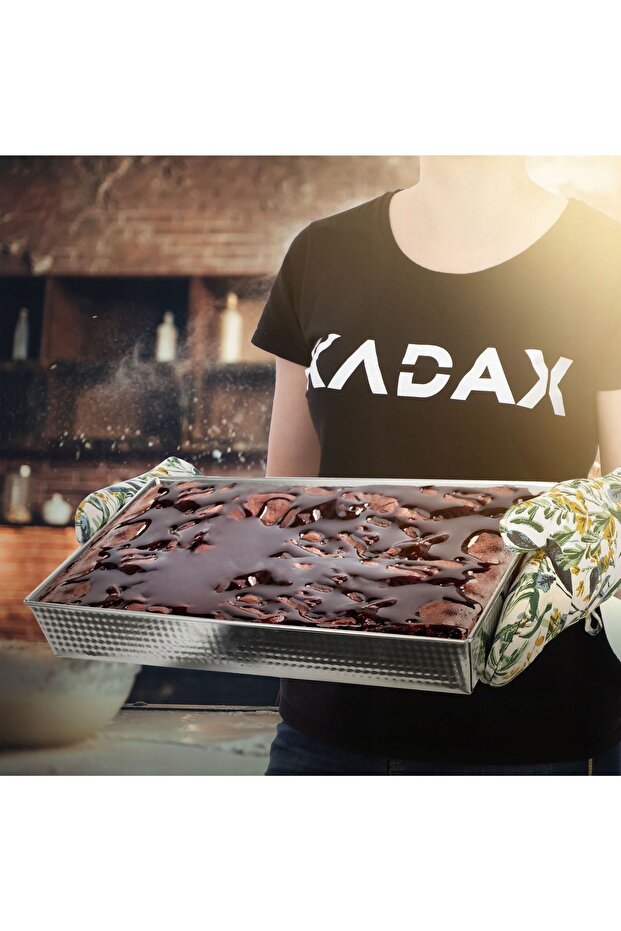 Rectangular Cake Pan Baking Tray 40x25x6cm - 8