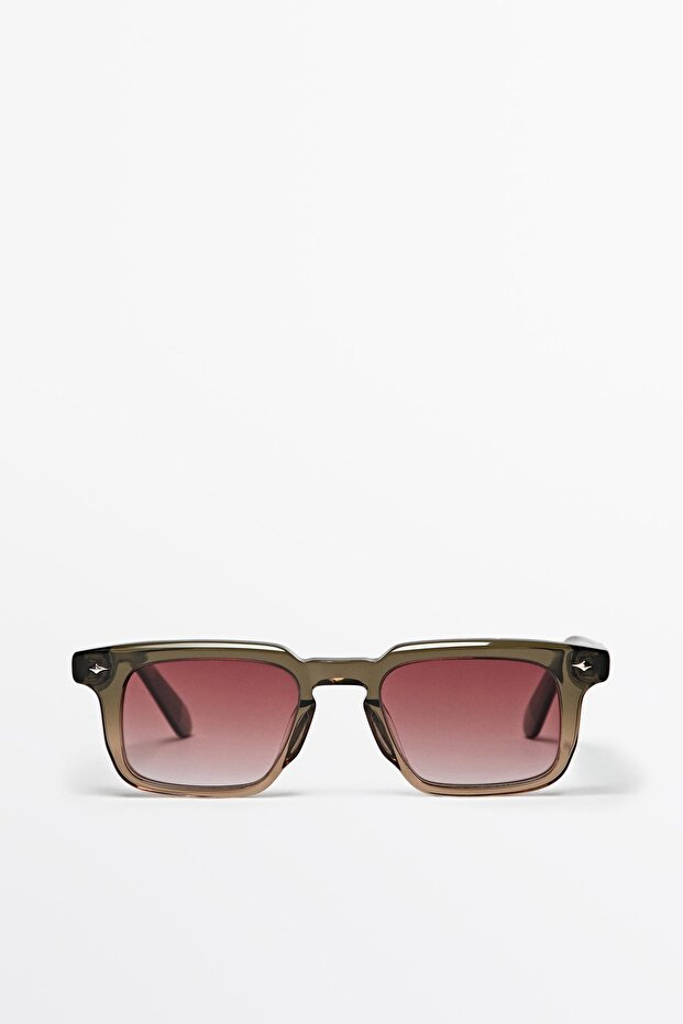 Narrow rectangular sunglasses - 1