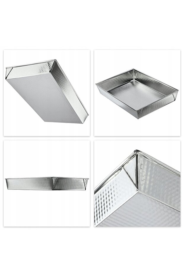 Rectangular Cake Pan Baking Tray 40x25x6cm - 6