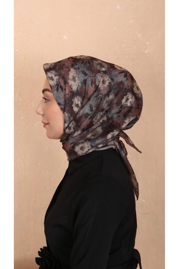 Soft Pamuk Eşarp Kahve - 2