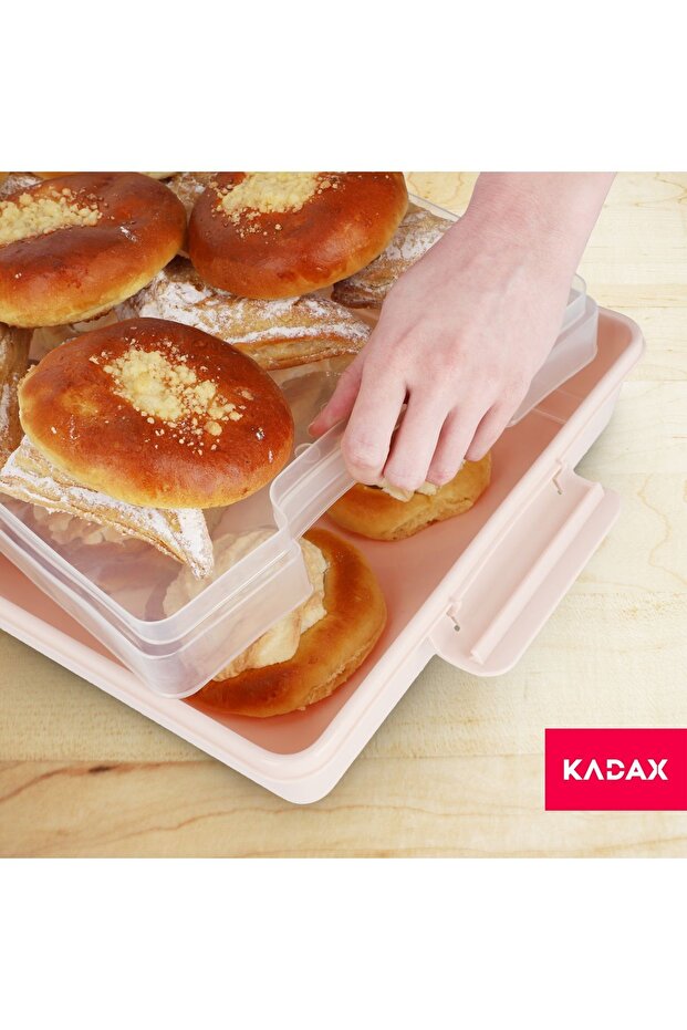 Plastic Container for Cakes, Pastries, Cake Box, Rectangular, Large - 5