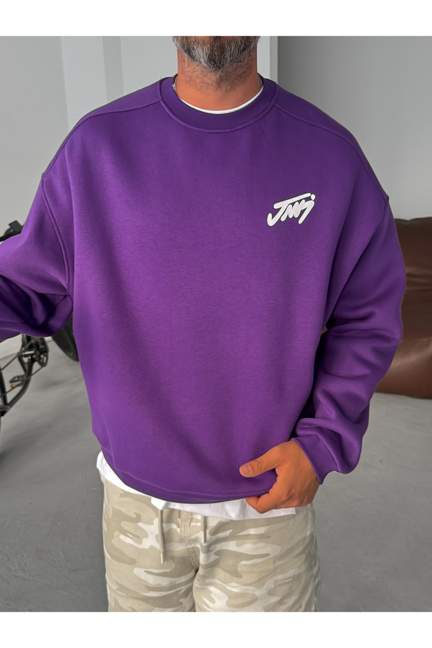 سويت شيرت مور بيزك مطبوع JJ-100 - 4
