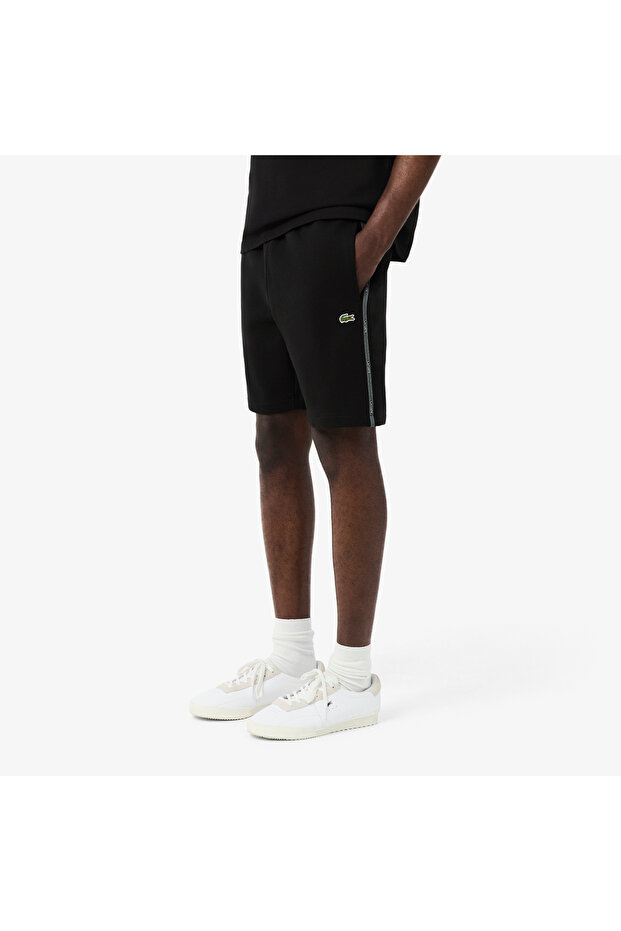 Erkek Regular Fit Siyah Şort - 2