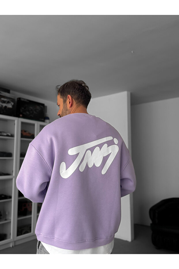 ليلا بيسك مطبوع سويت شيرت JJ-100 - 1