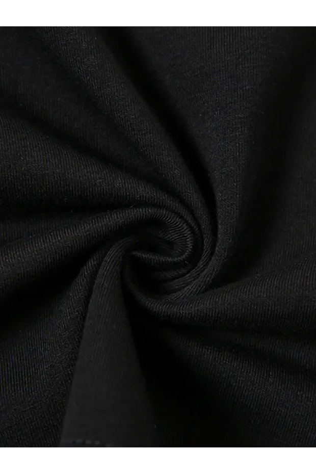 طقم بدلة رياضية HELLO مطبوع كبير الحجم - 2