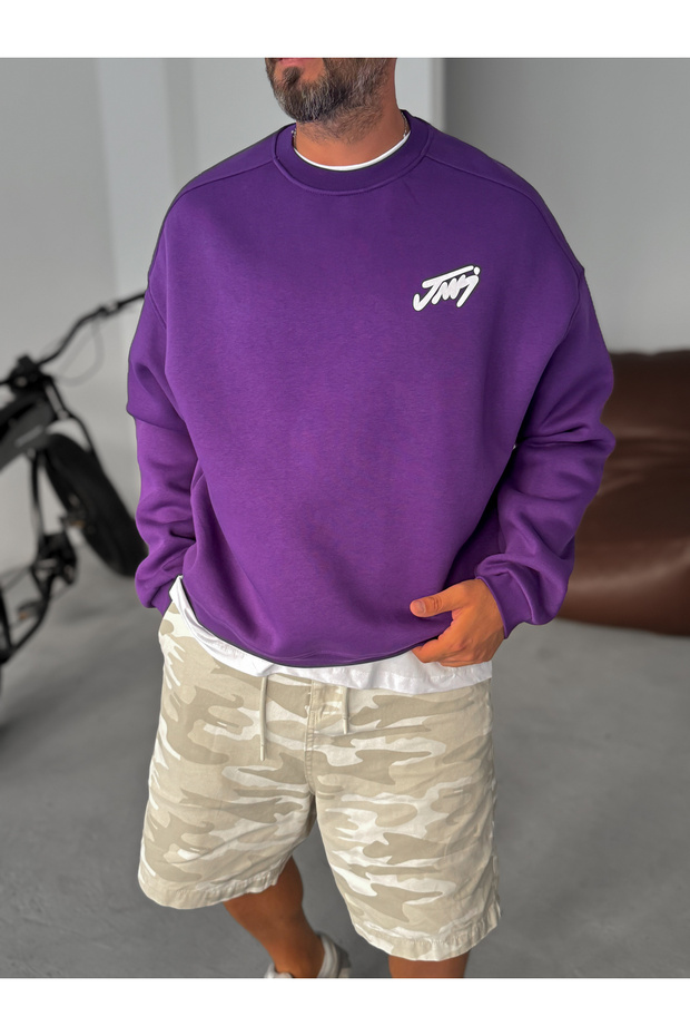 سويت شيرت مور بيزك مطبوع JJ-100 - 2