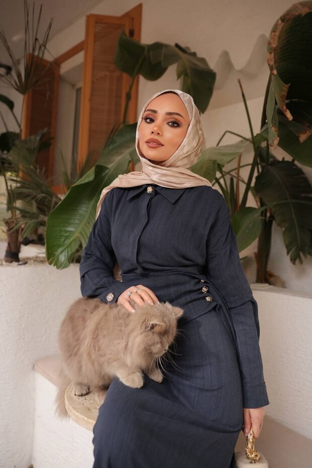 Tesettür elbise - 1