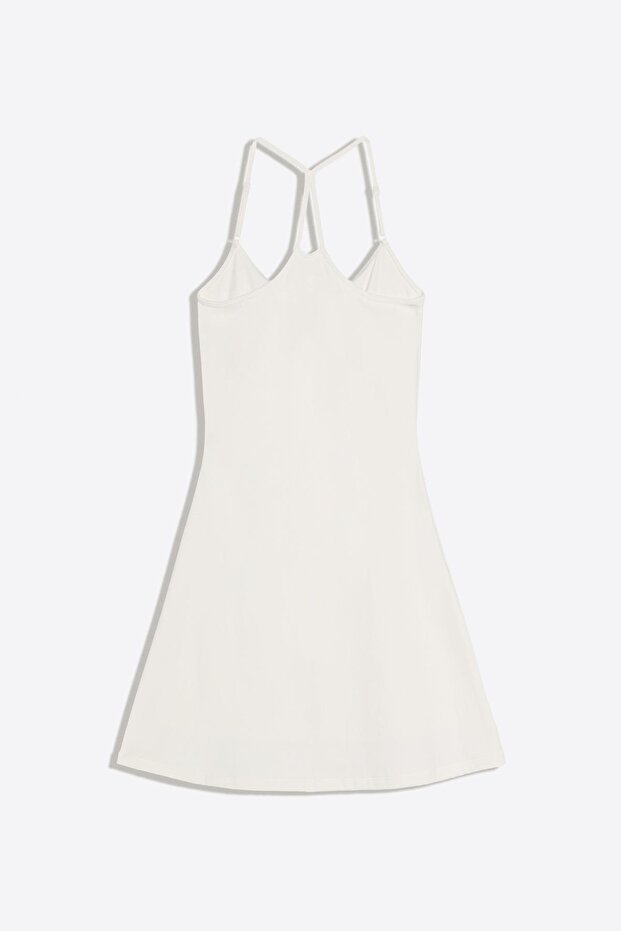 Askılı mini elbise - 6