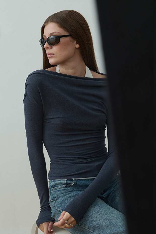 Mavi Emy İkili Bluz - 3