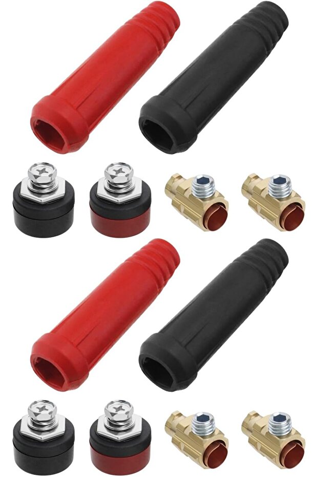 8pcs TIG Welding Cable Panel Connector Socket DKJ10-25 Cable Connector Plug DKZ10-25 Cable Connector