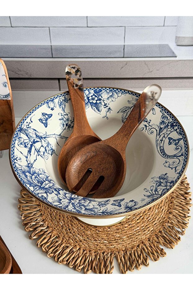 Blue Emaye Mango Mutfak Seti 9 Parça - 4