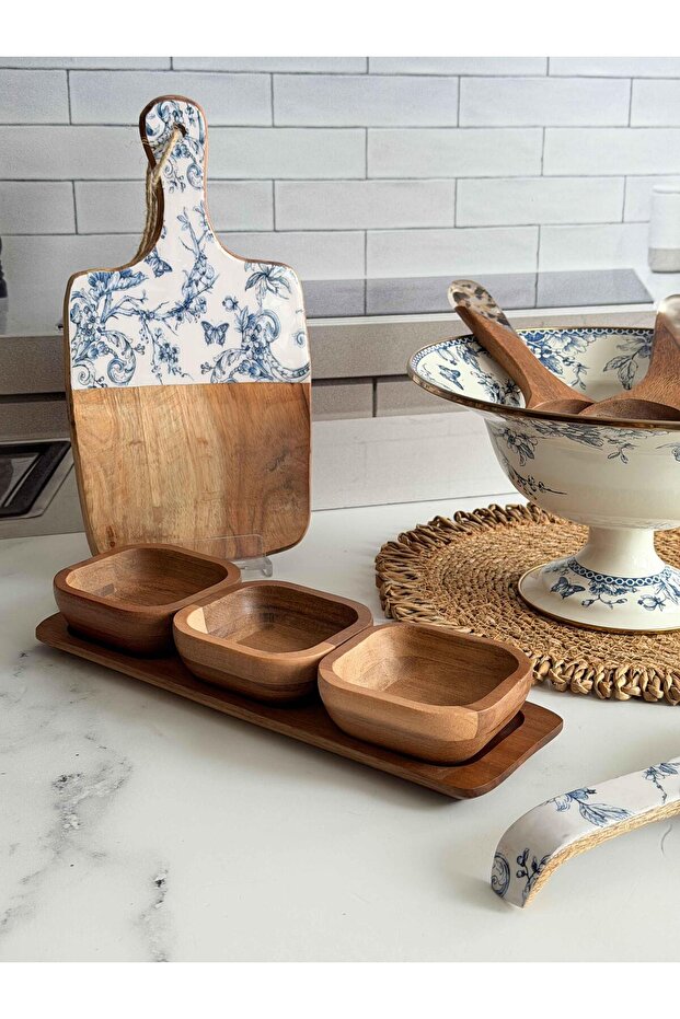 Blue Emaye Mango Mutfak Seti 9 Parça - 3