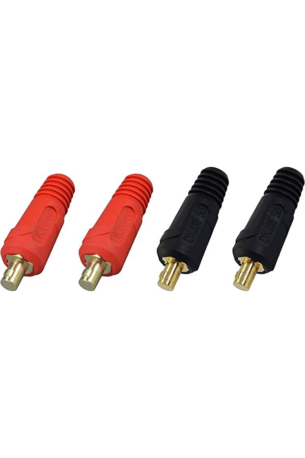 RIVERWELD TIG Welding Cable Panel Connector Plug DKJ35-50 315Amp with Red and Black Color Dinse-Styl